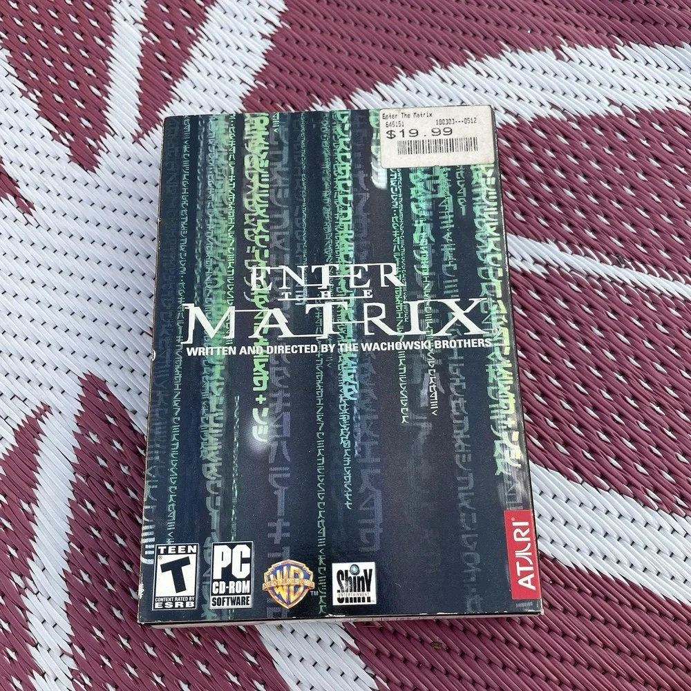 Enter the Matrix DVD Rom Edition PC Games Complete Game Box Manual Atari